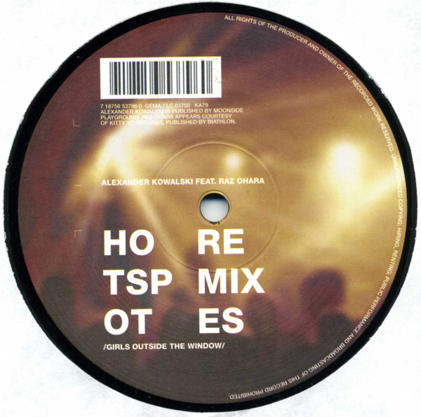 Alexander Kowalski - Hot Spot (Girls Outside The Window) (Remixes) | Kanzleramt (KA 79)