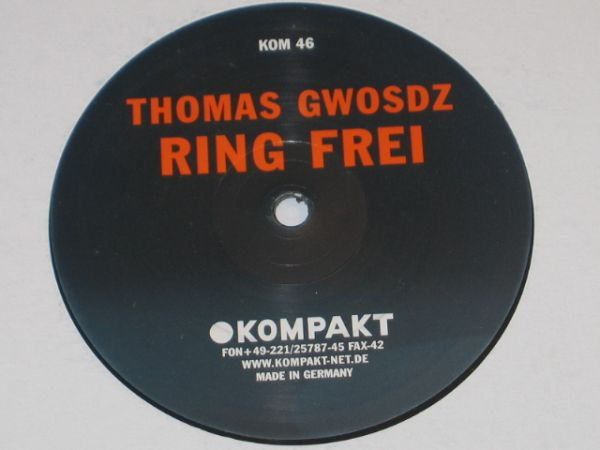 Thomas Gwosdz - Ring Frei | Kompakt (KOM 46) - 3