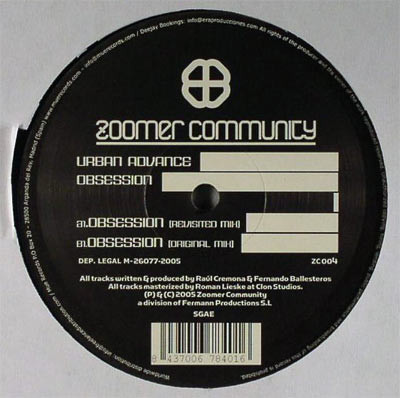 Urban Advance - Obsession | Zoomer Community (ZC 004) - main Urban Advance - Obsession | Zoomer Community (ZC 004) - main