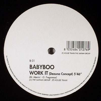 Babyboo - Work It | House Traxx (HT 039) - 2