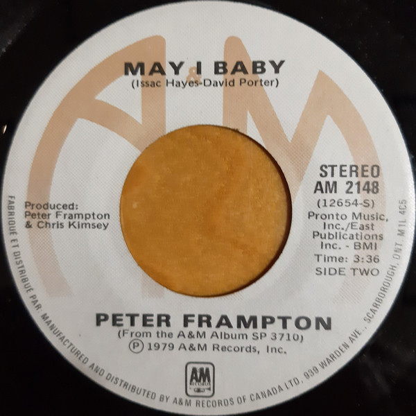 Peter Frampton - I Can't Stand It No More | A&M Records (AM 2148) - 2