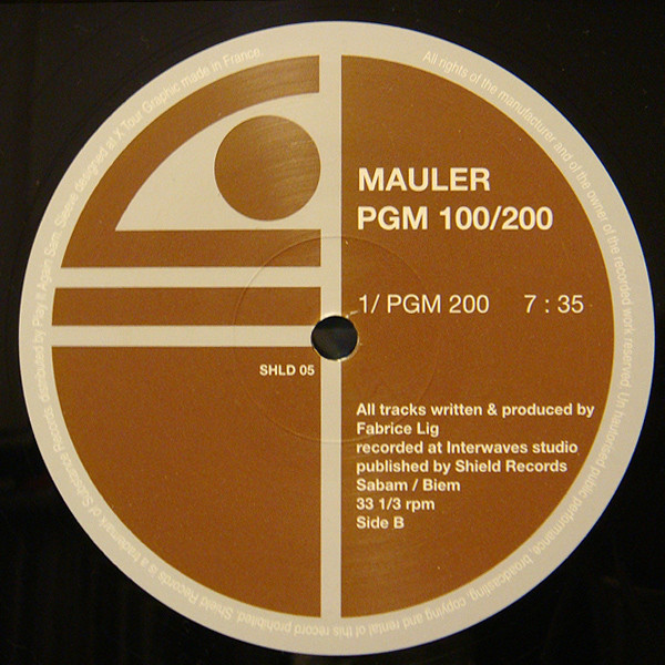 Mauler - PGM 100/200 | Shield Records (SHLD 05) - 2 Mauler - PGM 100/200 | Shield Records (SHLD 05) - 2
