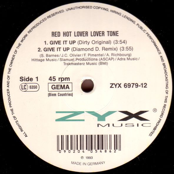 Red Hot Lover Lover Tone - Give It Up | ZYX Music (ZYX 6979-12) - main Red Hot Lover Lover Tone - Give It Up | ZYX Music (ZYX 6979-12) - main