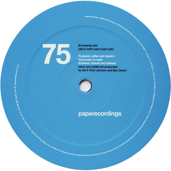 Reset - Runaway Dub | Paper Recordings (PAP 075) - 4 Reset - Runaway Dub | Paper Recordings (PAP 075) - 4