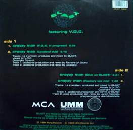Blast Featuring V.D.C. - Crayzy Man | MCA Records (MCST 1982) - 5