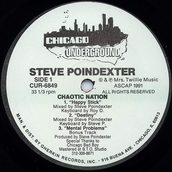 Steve Poindexter - Chaotic Nation | Chicago Underground (CUR-6849) - main Steve Poindexter - Chaotic Nation | Chicago Underground (CUR-6849) - main