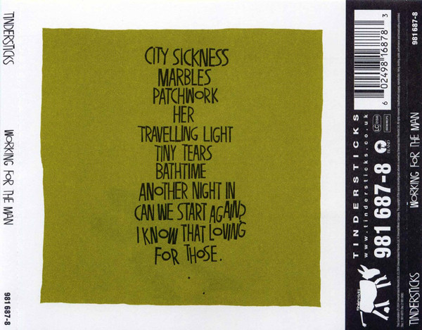 Tindersticks - Working For The Man | Island Records (981 687-8) - 2 Tindersticks - Working For The Man | Island Records (981 687-8) - 2