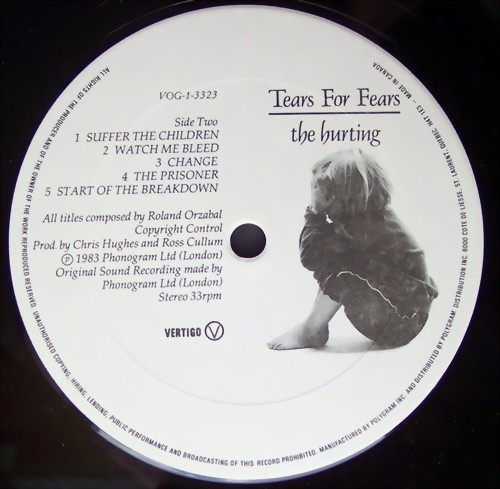 Tears For Fears - The Hurting | Vertigo (VOG-1-3323) - 4