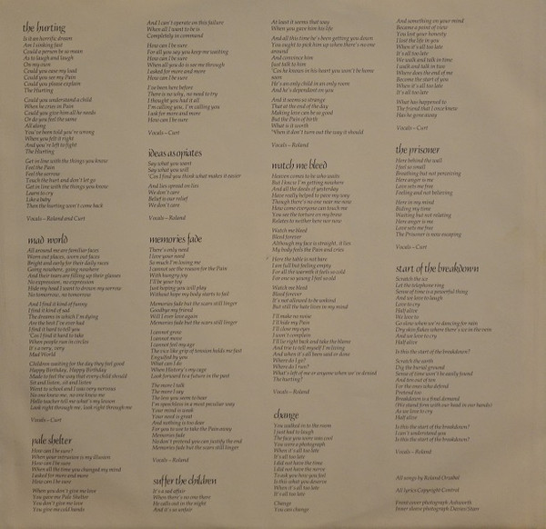 Tears For Fears - The Hurting | Vertigo (VOG-1-3323) - 6