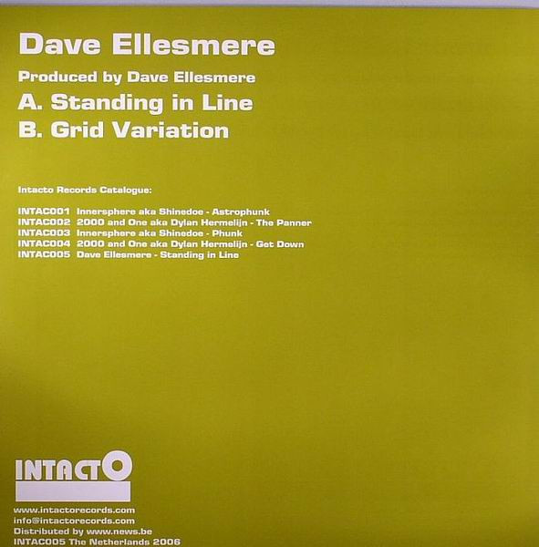 Dave Ellesmere - Standing In Line | Intacto Records (INTAC005) - 2 Dave Ellesmere - Standing In Line | Intacto Records (INTAC005) - 2