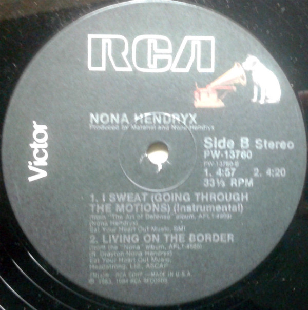 Nona Hendryx - I Sweat (Going Through The Motions) | RCA Victor (PW 13760) - 2
