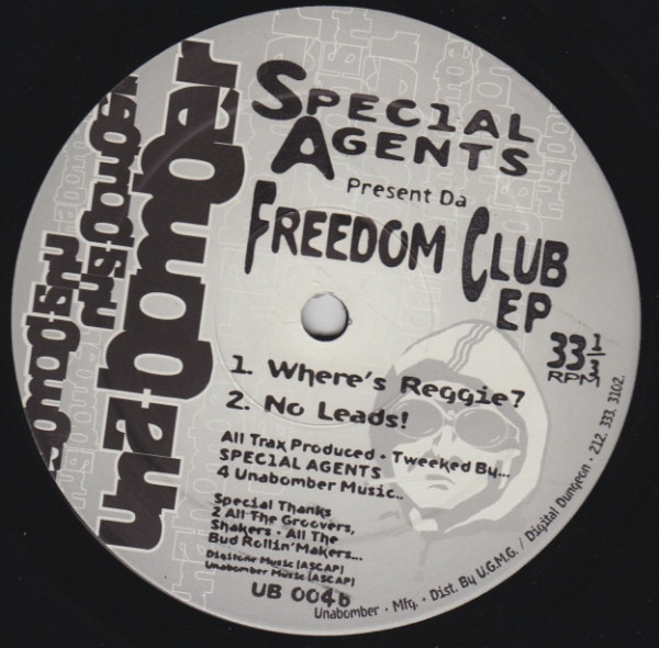 Special Agents - Freedom Club EP | Unabomber (UB 004) - 2 Special Agents - Freedom Club EP | Unabomber (UB 004) - 2