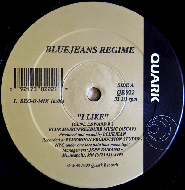 Bluejeans Regime - I Like | Quark (QK 022) - main