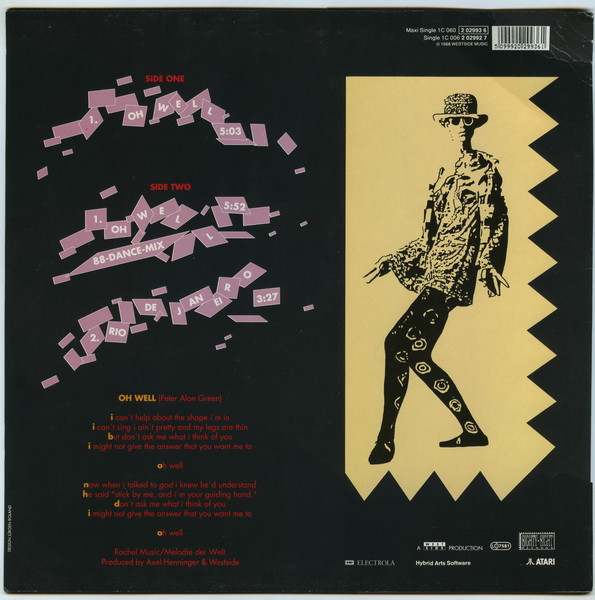 Oh Well - Oh Well | 8ighty 8ight Records (1C 060-2 02993 6) - 2