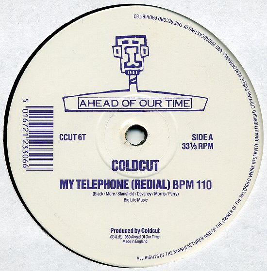 Coldcut - My Telephone | Ahead Of Our Time (CCUT 6T) - 2 Coldcut - My Telephone | Ahead Of Our Time (CCUT 6T) - 2
