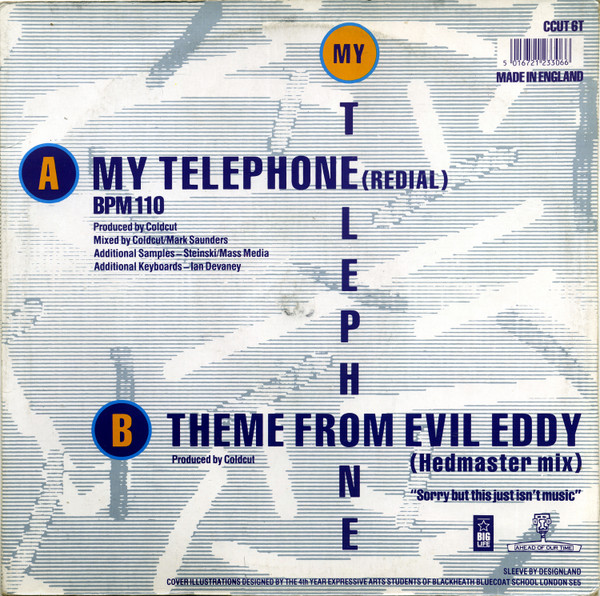Coldcut - My Telephone | Ahead Of Our Time (CCUT 6T) - 4 Coldcut - My Telephone | Ahead Of Our Time (CCUT 6T) - 4