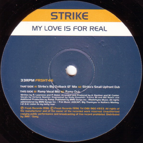 Strike - My Love Is For Real | Fresh (FRSHT46) - 3