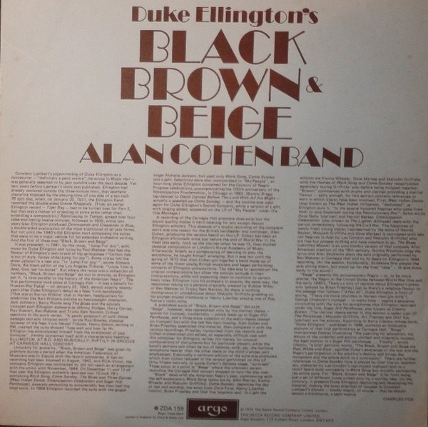 Duke Ellington's Black Brown & Beige