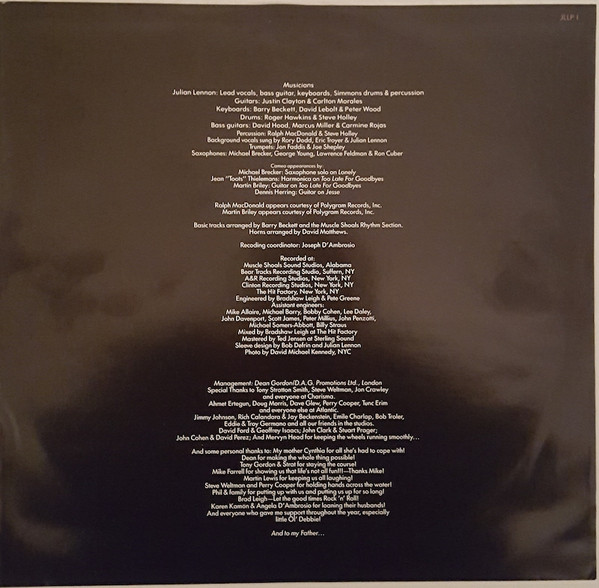 Julian Lennon - Valotte | Virgin (JLLP 1) - 4