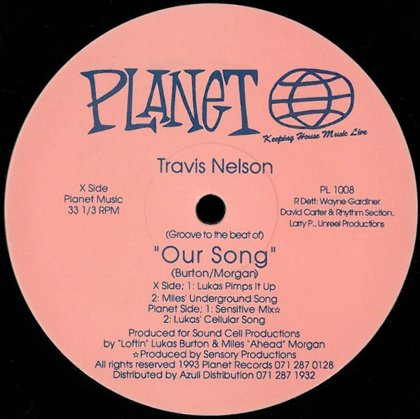 Travis Nelson - Our Song | Planet Records (PL 1008) - main Travis Nelson - Our Song | Planet Records (PL 1008) - main