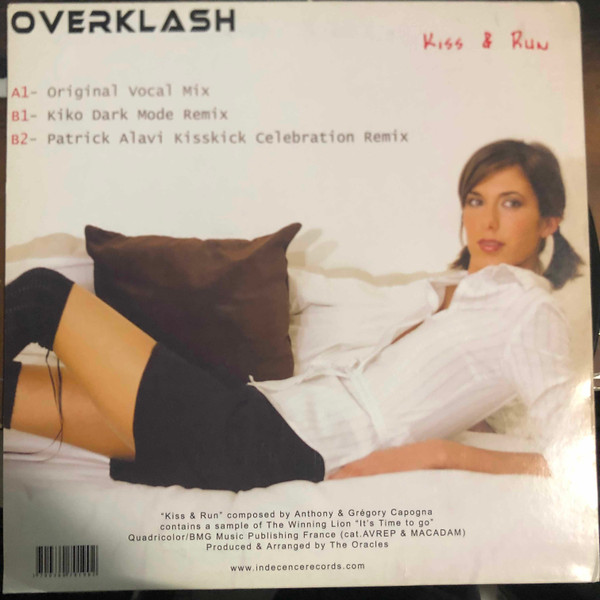 Overklash - Kiss & Run Remixes | Indecence Records (IND 002) - 2 Overklash - Kiss & Run Remixes | Indecence Records (IND 002) - 2