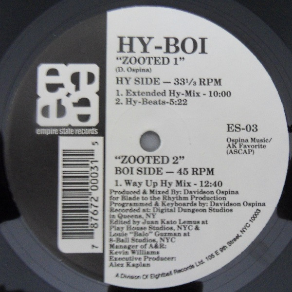 Hy-Boi - Zooted | Empire State Records (ES-03)