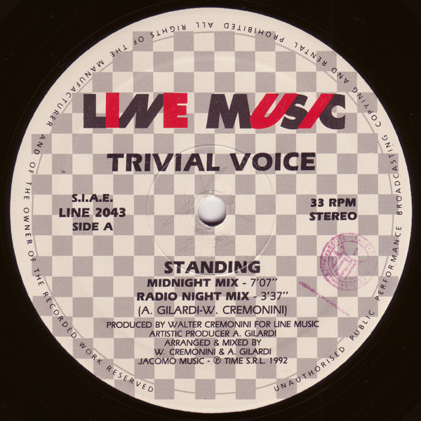 Trivial Voice - Standing | Line Music (LINE 2043) - 3