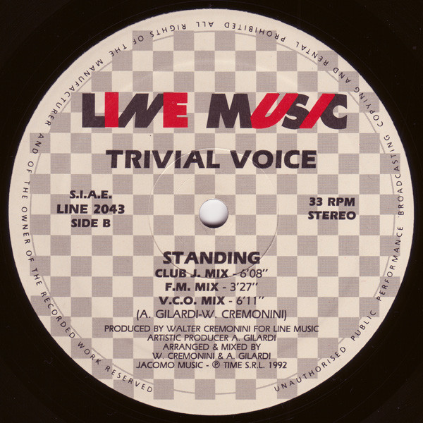 Trivial Voice - Standing | Line Music (LINE 2043) - 4
