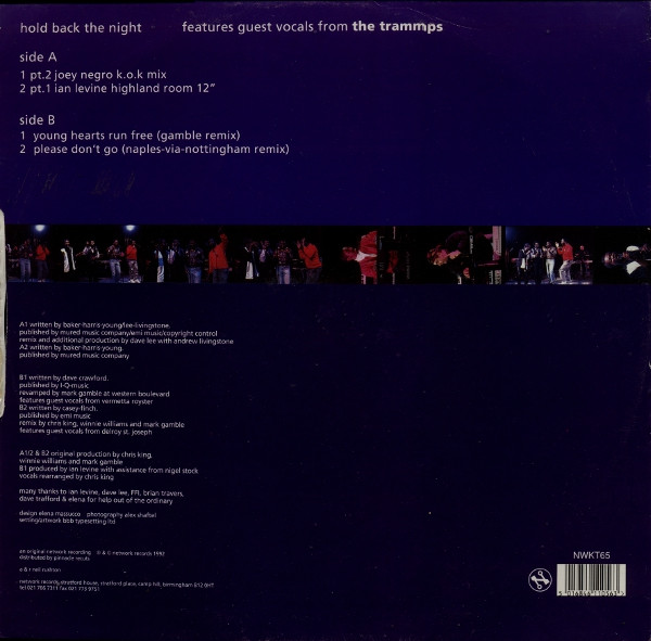K.W.S. - Hold Back The Night | Network Records (NWKT65) - 2