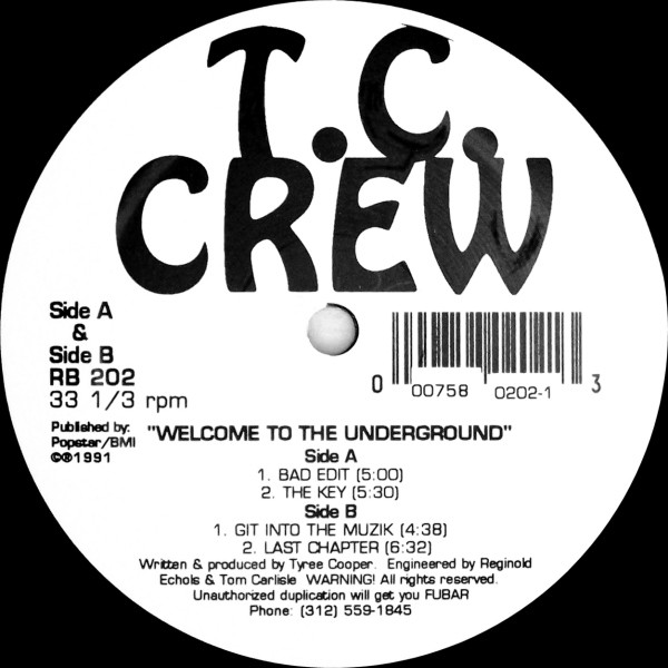 TC Crew - Welcome To The Underground | Rhythm Beat (RB 202) - main