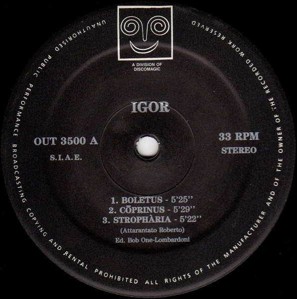 Igor - Boletus E.P. | Out (OUT 3500) - 3