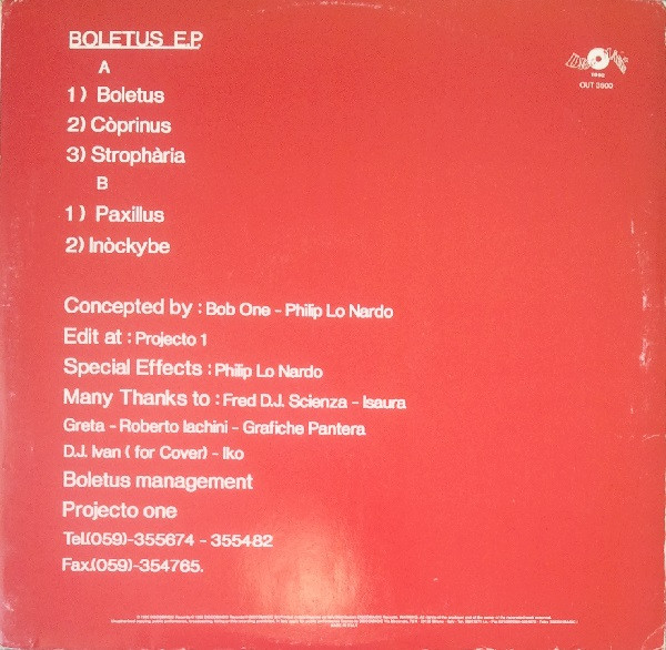 Igor - Boletus E.P. | Out (OUT 3500) - 2