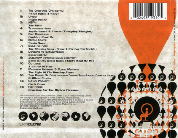 Gilles Peterson - Worldwide Exclusives | Talkin' Loud (9819310) - 2