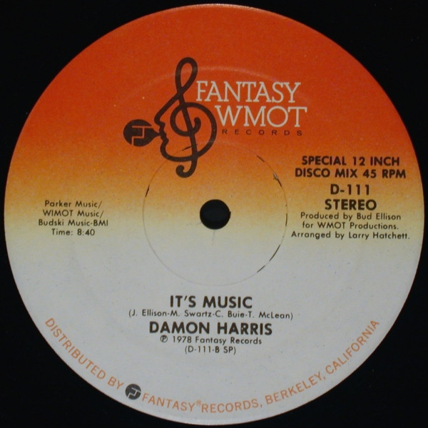 Damon Harris - Silk | Fantasy WMOT Records (D-111) - 2