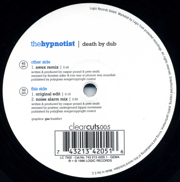 The Hypnotist - Death By Dub | Clear Cuts (CC005)