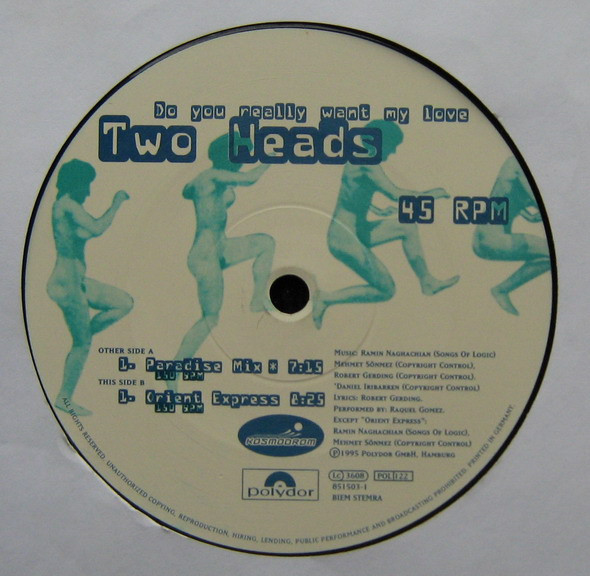 Two Heads - Do You Really Want My Love | Kosmodrom (851 503-1) - 4