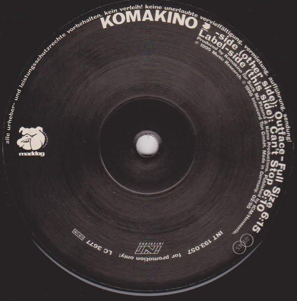 Komakino - Outface / Can't Stop | Maddog (INT 193.057) - main