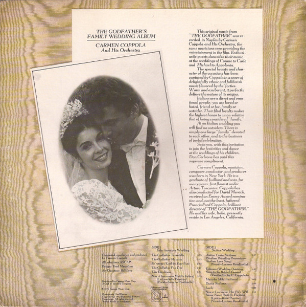 The Godfather's Family Wedding Album