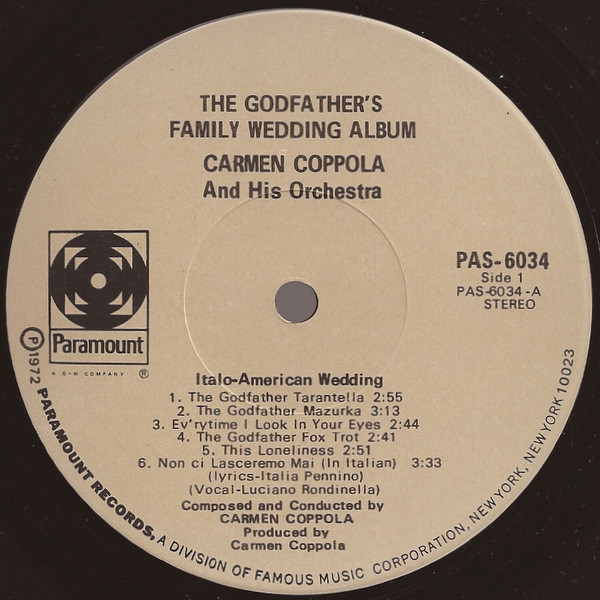 The Godfather's Family Wedding Album