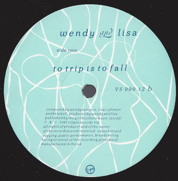 Wendy And Lisa - Waterfall | Virgin (VS 999 12) - 4 Wendy And Lisa - Waterfall | Virgin (VS 999 12) - 4