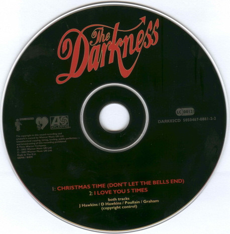 The Darkness - Christmas Time (Don't Let The Bells End) | Must... Destroy!! (DARK02CD) - 3