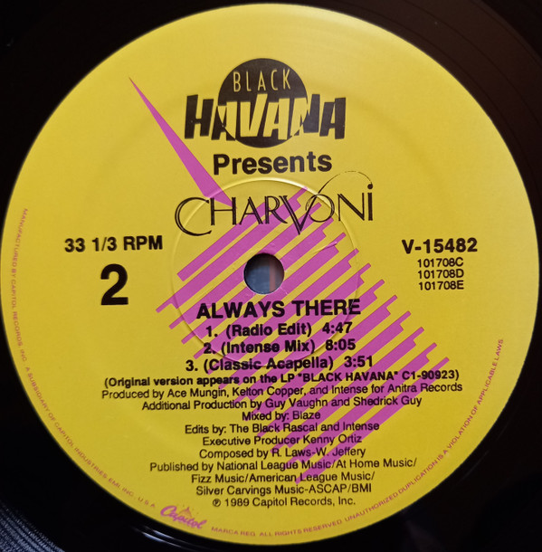 Charvoni - Always There | Capitol Records (V-15482) - 5 Charvoni - Always There | Capitol Records (V-15482) - 5
