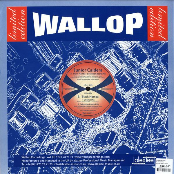 Junior Caldera - Black Mamba | Wallop Limited Recordings (WALL LTD 011) - 2