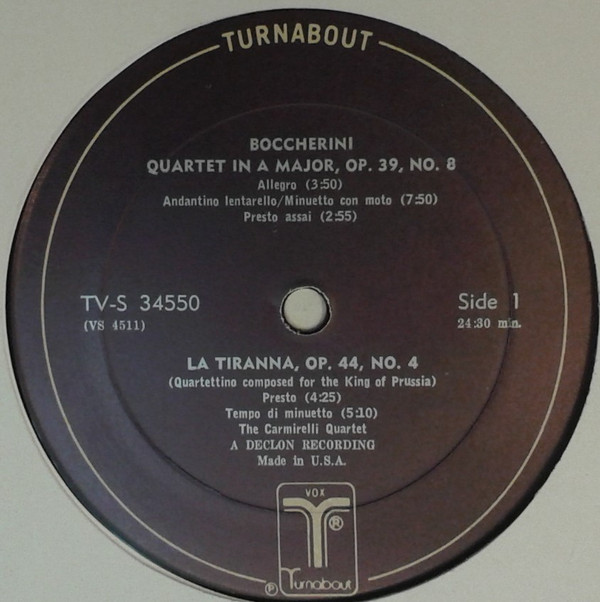 Quartet In A Major / La Tiranna / 2 Trios In G Minor And G Major