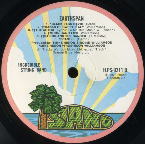 The Incredible String Band - Earthspan | Island Records (ILPS 9211) - 4