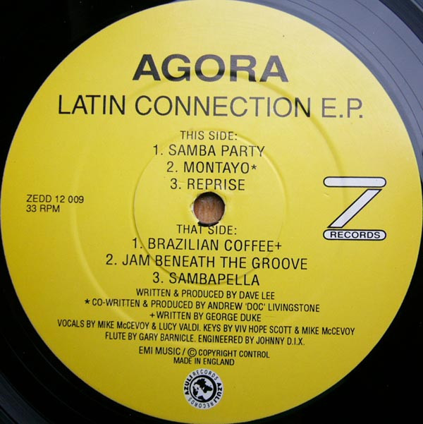 Agora - Latin Connection E.P. | Z Records (ZEDD 12 009) - 3