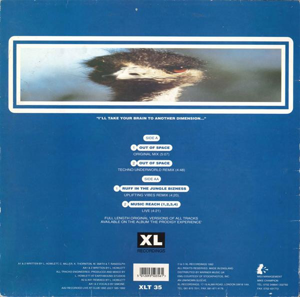 The Prodigy - Out Of Space | XL Recordings (XLT 35) - 2 The Prodigy - Out Of Space | XL Recordings (XLT 35) - 2