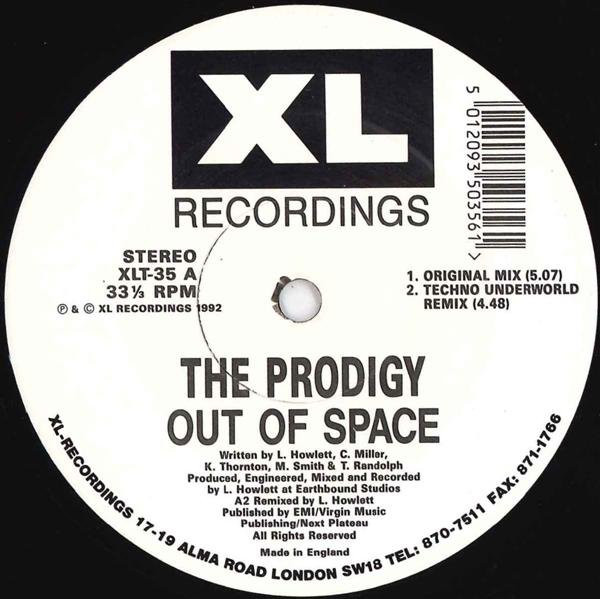The Prodigy - Out Of Space | XL Recordings (XLT 35) - 3 The Prodigy - Out Of Space | XL Recordings (XLT 35) - 3