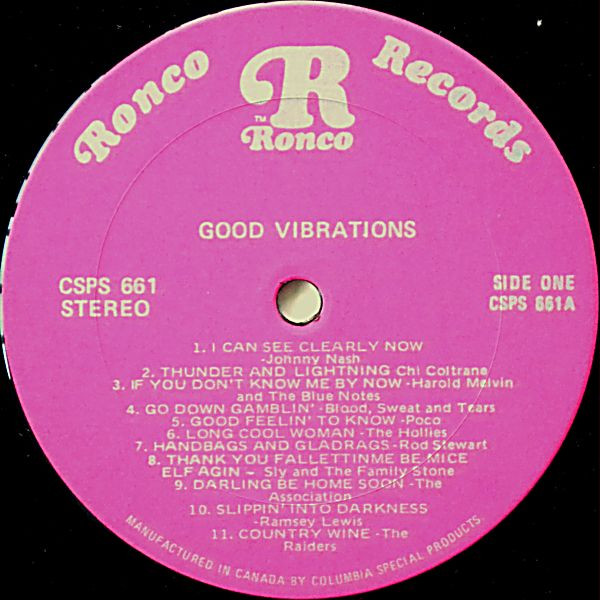 Various - Good Vibrations [Vinyl] | Ronco (CSPS 661) - 3