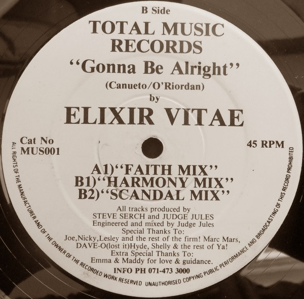 Elixir Vitae - Gonna Be Alright | Total Music Records (MUS001) - main Elixir Vitae - Gonna Be Alright | Total Music Records (MUS001) - main